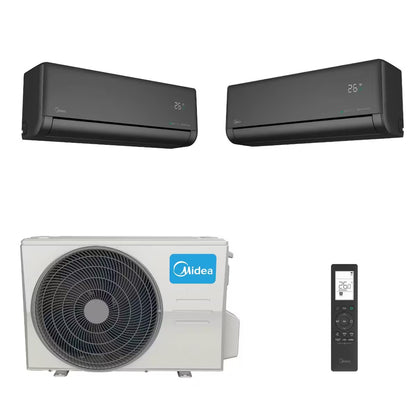 Midea Solstice 1218 Duo Split Klimaanlagen Set Schwarz - Midea Deutschland